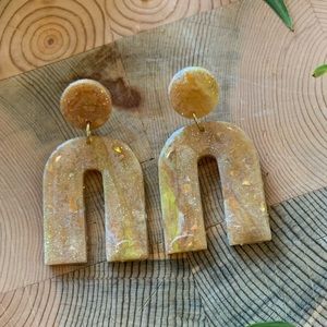 Polymer Clay Sparkle Earrings